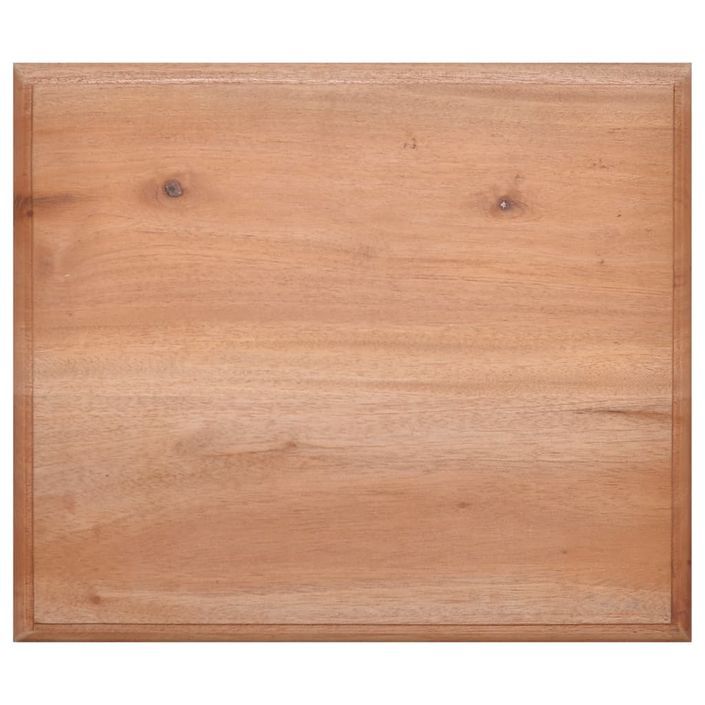 Table de chevet 35x30x60 cm Bois d'acajou massif - Photo n°7