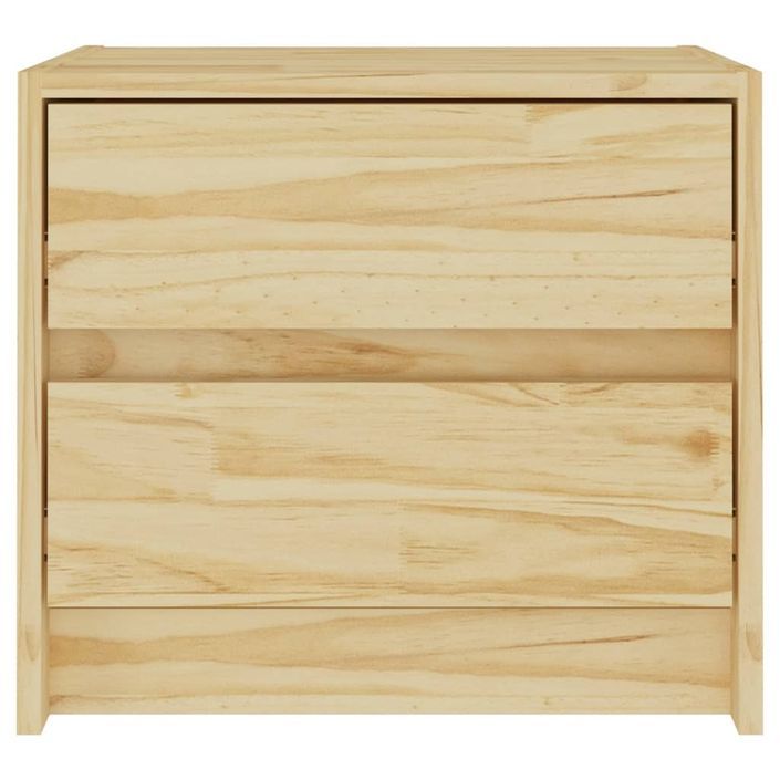 Table de chevet 40x30,5x35,5 cm Bois de pin solide - Photo n°4