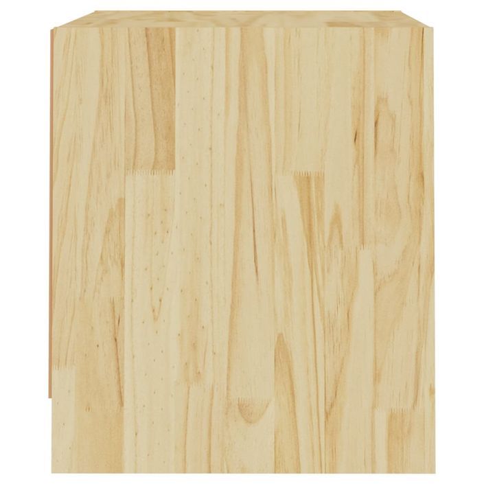 Table de chevet 40x30,5x35,5 cm Bois de pin solide - Photo n°5