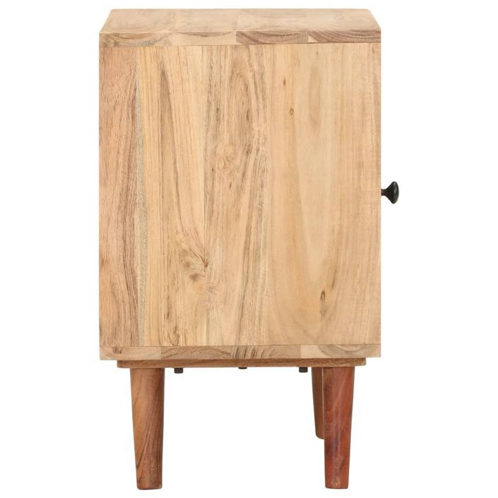 Table de chevet 40x30x50 cm Bois d'acacia massif - Photo n°5