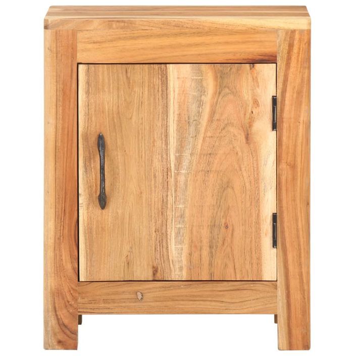 Table de chevet 40x30x50 cm Bois d'acacia massif 2 - Photo n°4