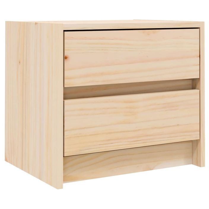 Table de chevet 40x31x35,5 cm bois de pin massif - Photo n°1