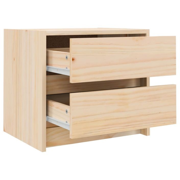 Table de chevet 40x31x35,5 cm bois de pin massif - Photo n°6