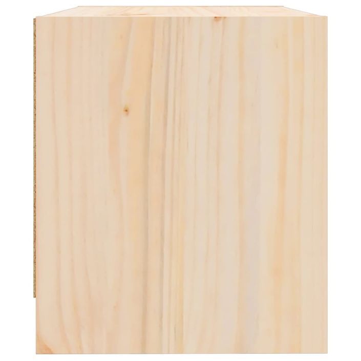 Table de chevet 40x31x35,5 cm bois de pin massif - Photo n°7