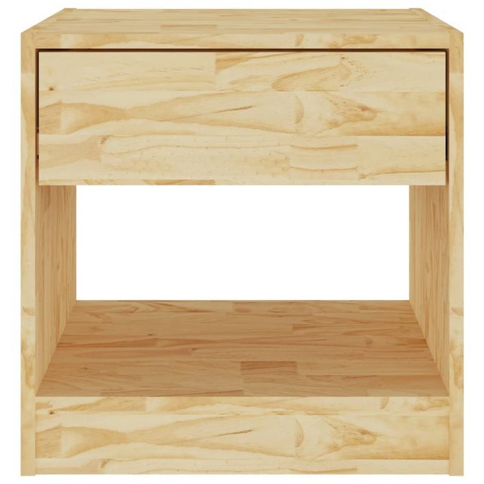 Table de chevet 40x31x40 cm Bois de pin massif - Photo n°5