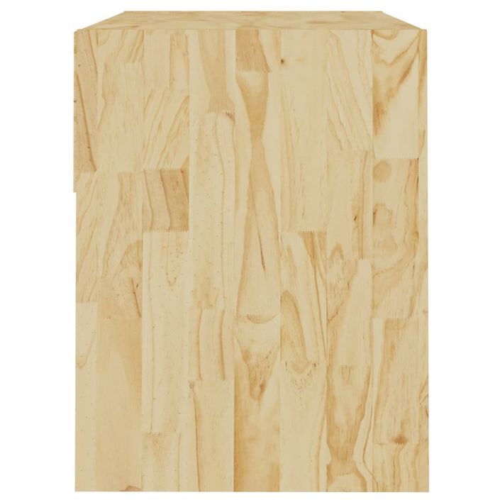 Table de chevet 40x31x40 cm Bois de pin massif - Photo n°6