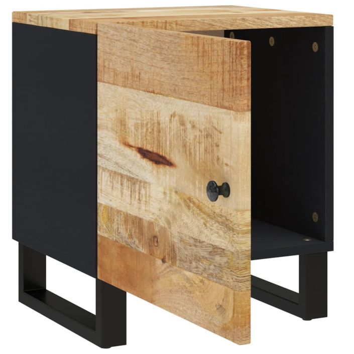 Table de chevet 40x33x46 cm Bois de manguier solide - Photo n°7