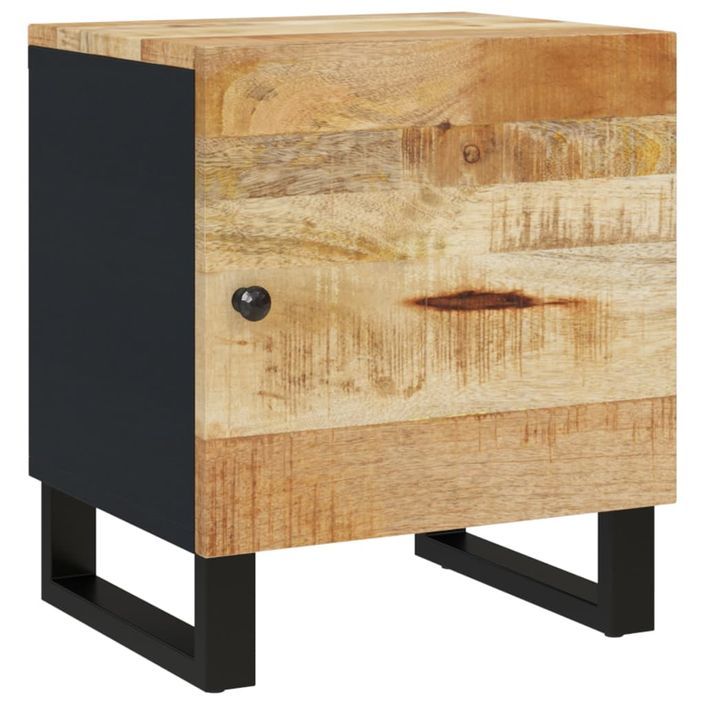 Table de chevet 40x33x46 cm Bois de manguier solide - Photo n°8