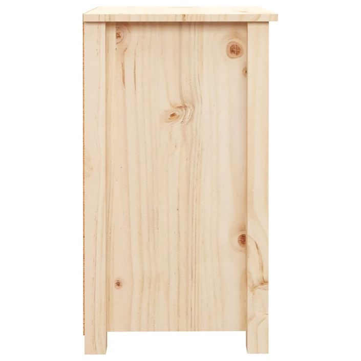 Table de chevet 40x35x61,5 cm Bois de pin massif - Photo n°5