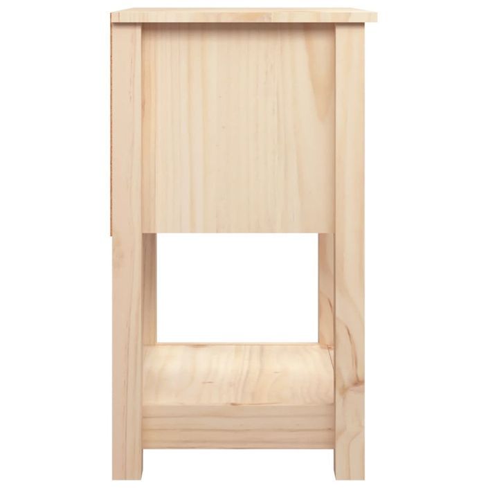 Table de chevet 40x35x61,5 cm Bois de pin massif - Photo n°6