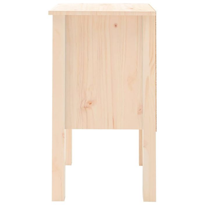 Table de chevet 40x35x61,5 cm Bois de pin solide - Photo n°4