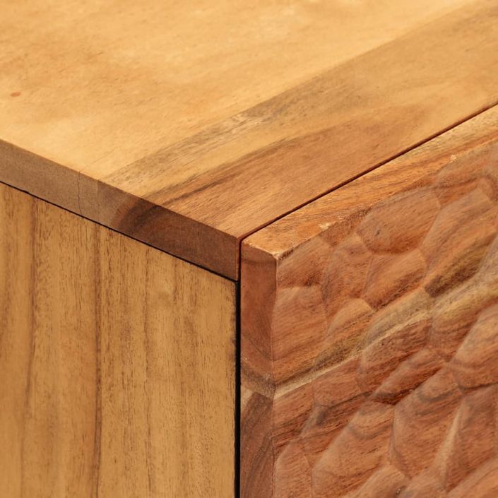 Table de chevet 50x33x60 cm bois d'acacia solide - Photo n°9