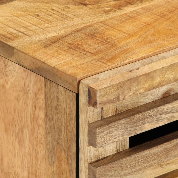 Table de chevet 50x34x60 cm bois d'acacia solide - Photo n°6