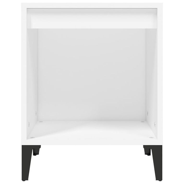 Table de chevet Blanc 40x35x50 cm - Photo n°5