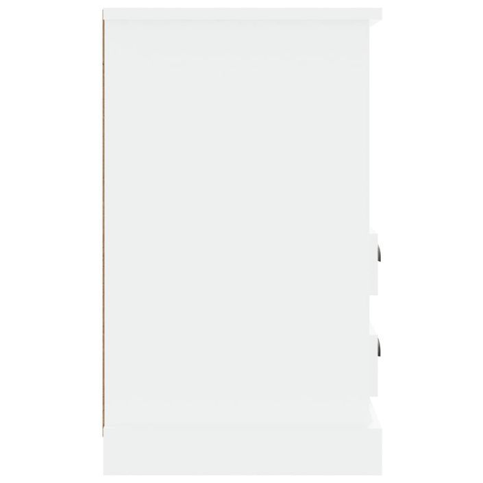 Table de chevet blanc 43x36x60 cm - Photo n°8
