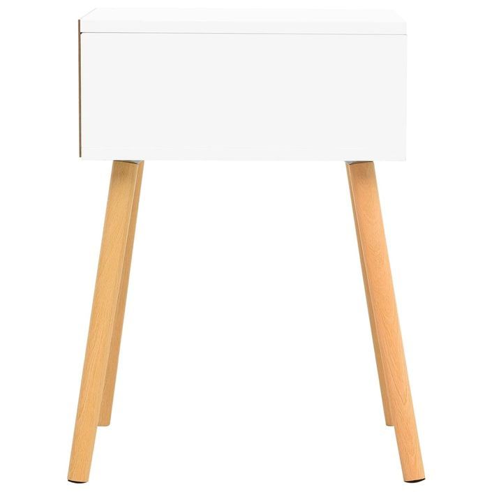 Table de chevet Blanc chêne sonoma 40x40x56cm Bois d'ingénierie - Photo n°4