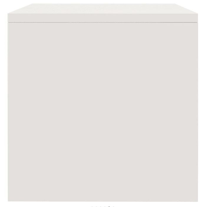 Table de chevet bois blanc briillant Tsela - Photo n°5