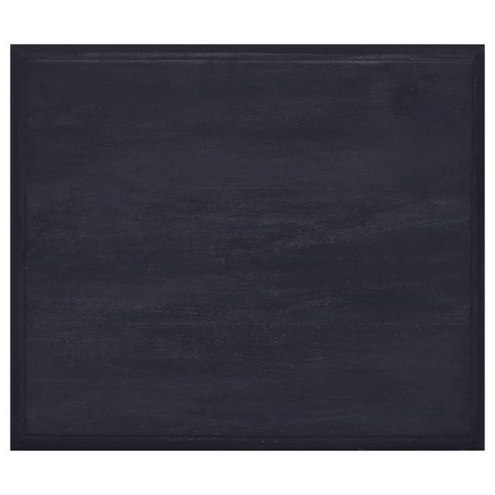 Table de chevet Café noir clair 35x30x60cm Bois d'acajou massif - Photo n°7