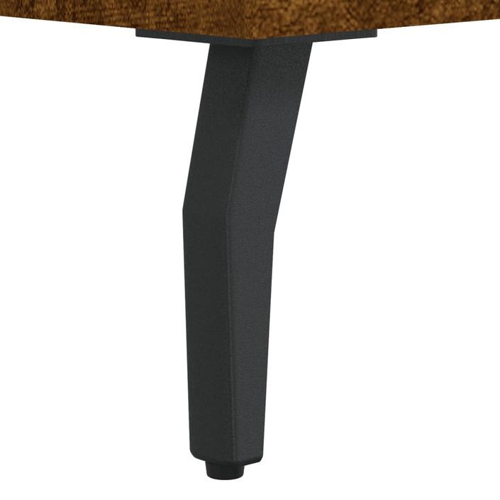 Table de chevet chêne fumé 40x35x47,5 cm bois d’ingénierie - Photo n°10