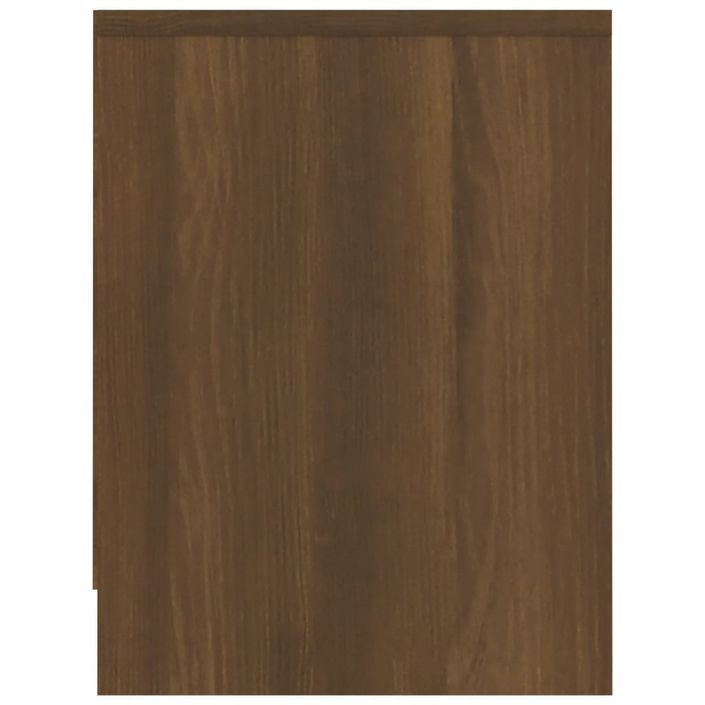 Table de chevet Chêne marron 40x30x40 cm Bois d'ingénierie - Photo n°5