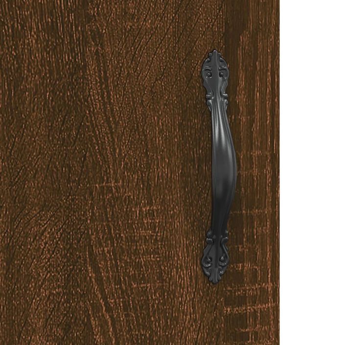 Table de chevet chêne marron 40x40x50 cm bois d’ingénierie - Photo n°10