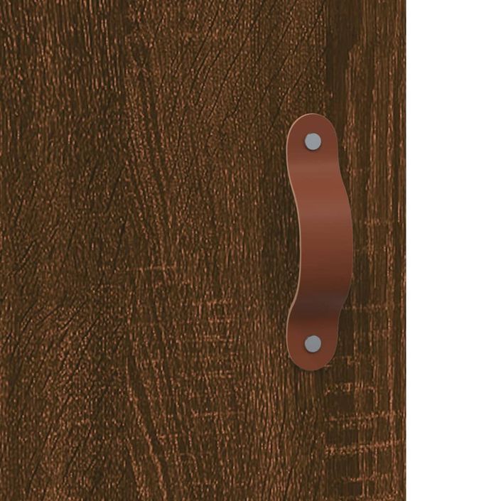 Table de chevet chêne marron 40x40x50 cm bois d’ingénierie - Photo n°10