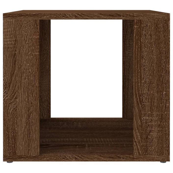 Table de chevet Chêne marron 41x40x36 cm Bois d'ingénierie - Photo n°5