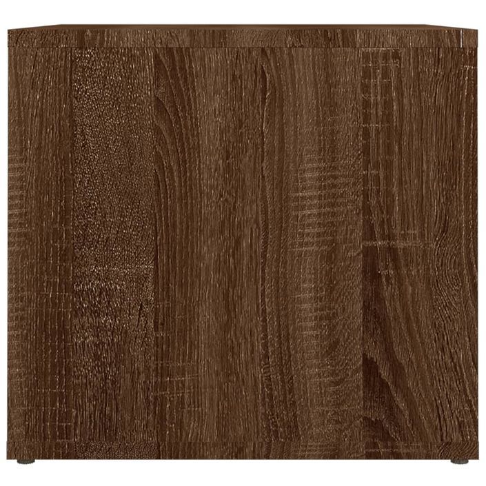 Table de chevet Chêne marron 41x40x36 cm Bois d'ingénierie - Photo n°6