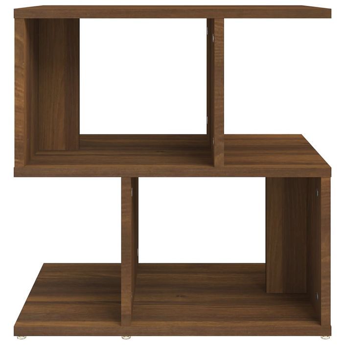 Table de chevet Chêne marron 50x30x51,5 cm Bois d'ingénierie - Photo n°5