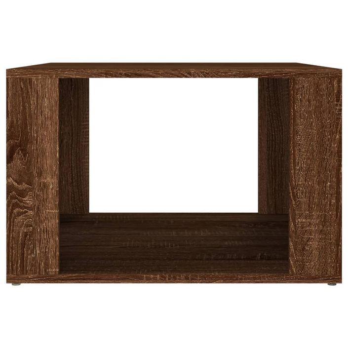 Table de chevet Chêne marron 57x55x36 cm Bois d'ingénierie - Photo n°5