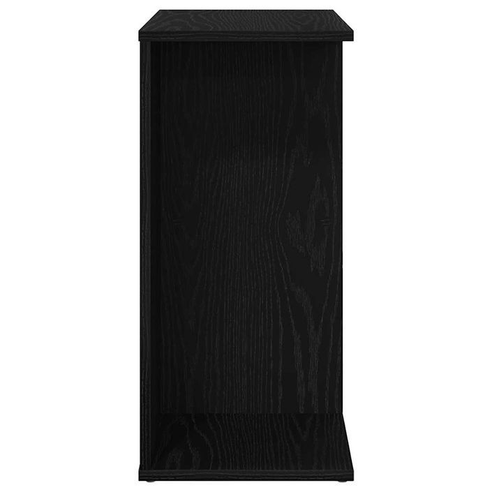 Table de chevet chêne noir 46,5x29x61 cm bois d’ingénierie - Photo n°5