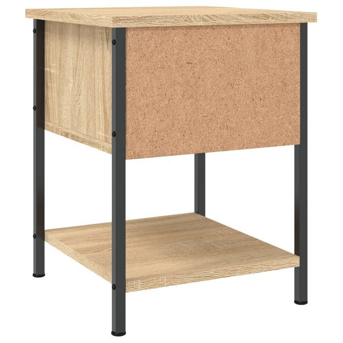 Table de chevet chêne sonoma 34x35,5x45 cm bois d'ingénierie - Photo n°8