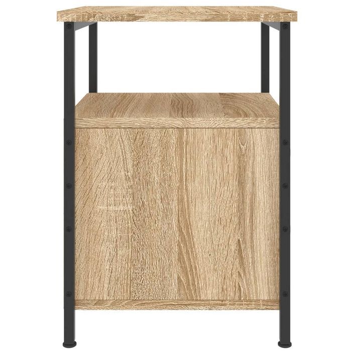 Table de chevet chêne sonoma 34x35,5x50 cm bois d'ingénierie - Photo n°7