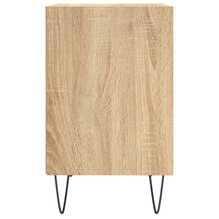 Table de chevet chêne sonoma 40x30x50 cm bois d'ingénierie - Photo n°5