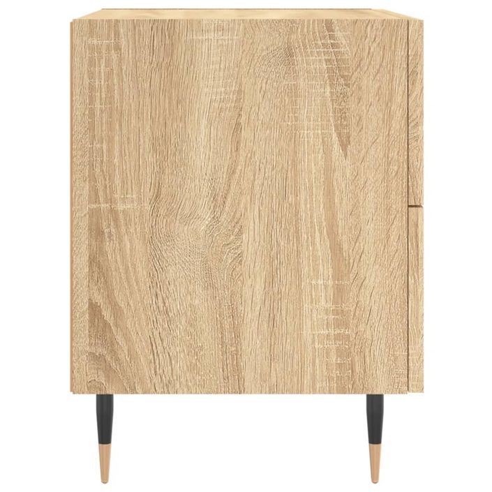 Table de chevet chêne sonoma 40x35x47,5 cm bois d’ingénierie - Photo n°7