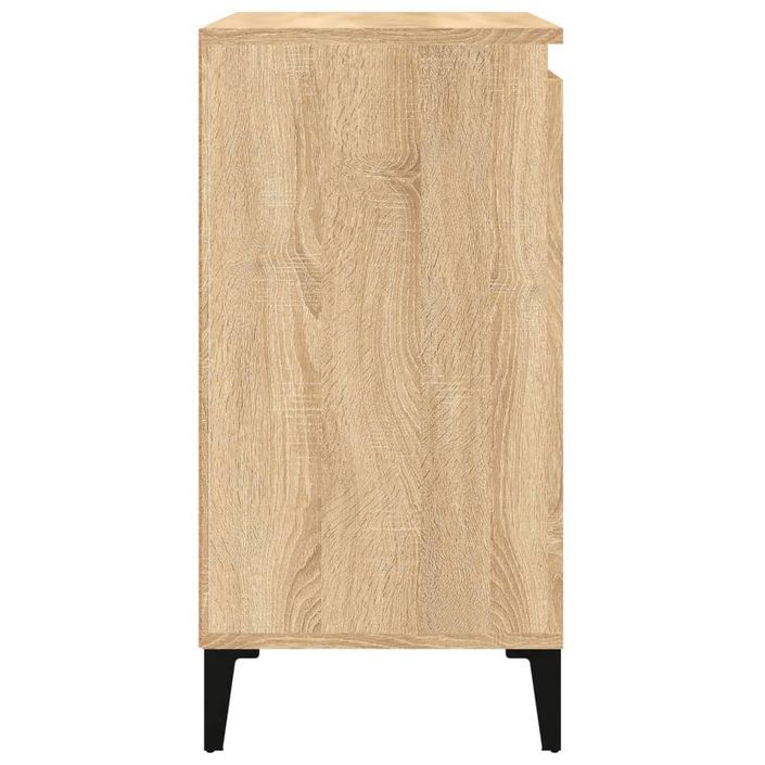 Table de chevet chêne sonoma 40x35x70 cm bois d'ingénierie - Photo n°7