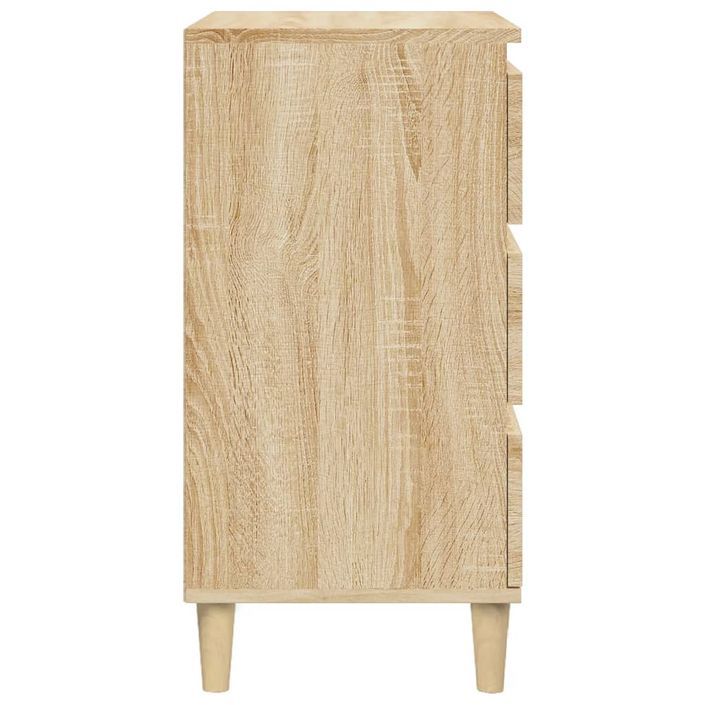 Table de chevet chêne sonoma 40x35x70 cm bois d'ingénierie - Photo n°8