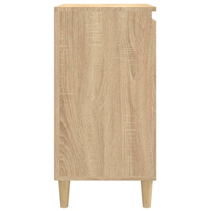 Table de chevet chêne sonoma 40x35x70 cm bois d'ingénierie - Photo n°7