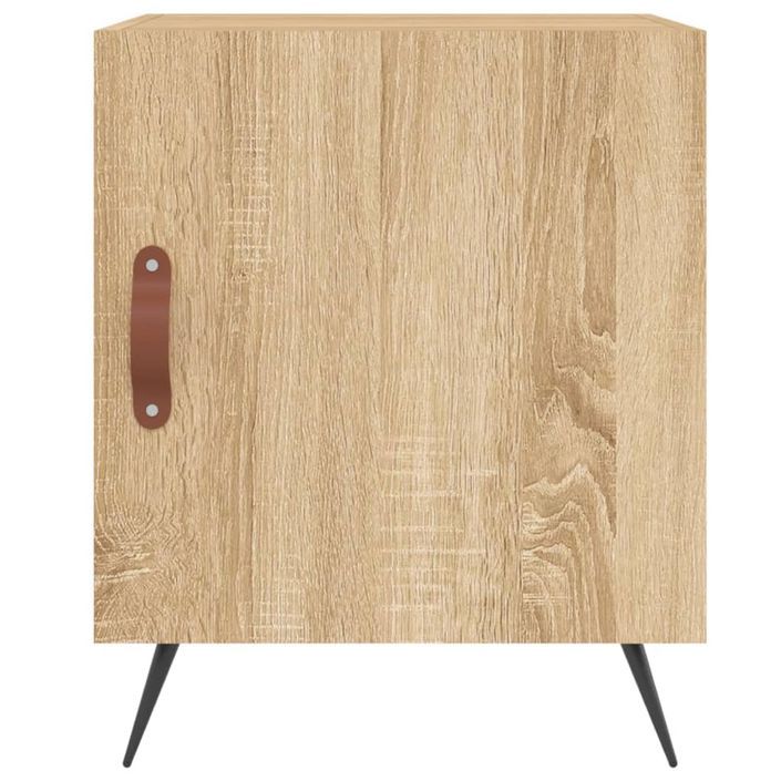 Table de chevet chêne sonoma 40x40x50 cm bois d’ingénierie - Photo n°4