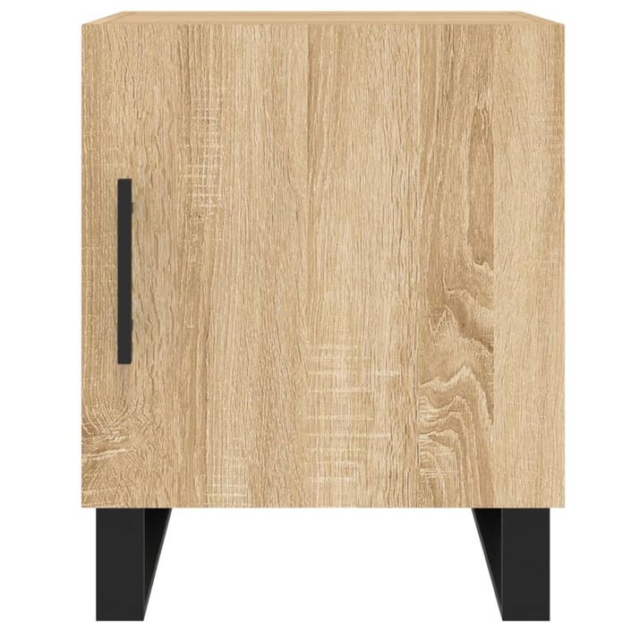 Table de chevet chêne sonoma 40x40x50 cm bois d’ingénierie - Photo n°6