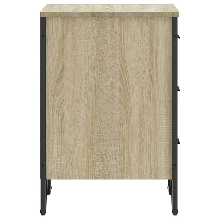 Table de chevet chêne sonoma 40x41x60 cm bois d'ingénierie - Photo n°6