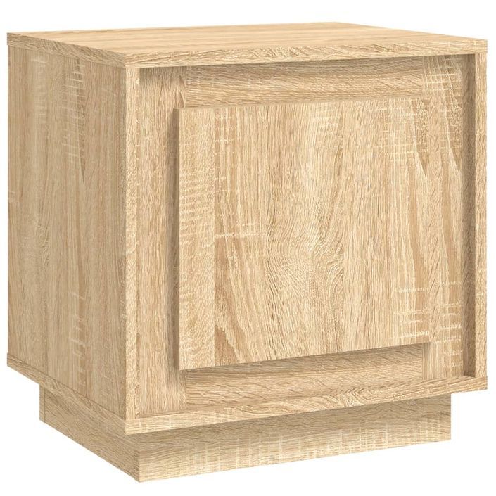 Table de chevet chêne sonoma 44x35x45 cm bois d'ingénierie - Photo n°1