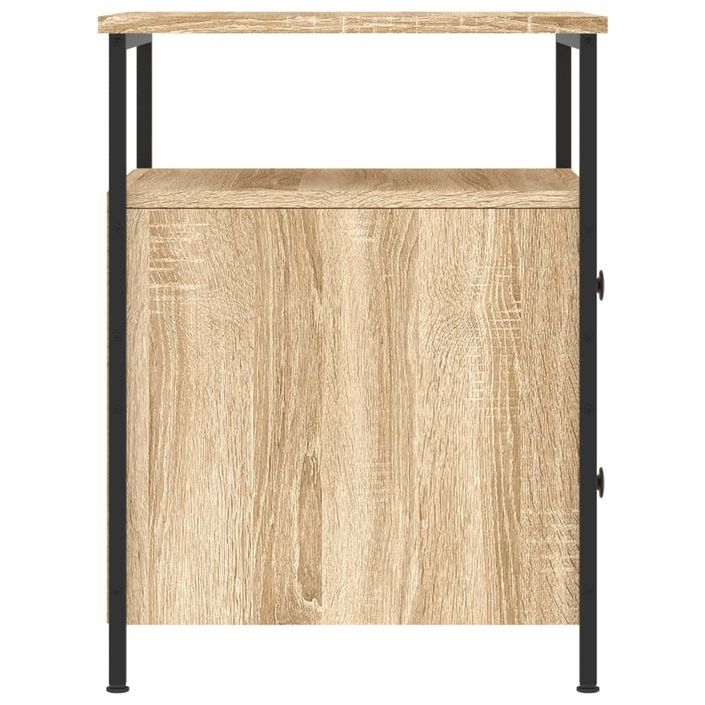 Table de chevet chêne sonoma 44x45x60 cm bois d'ingénierie - Photo n°7