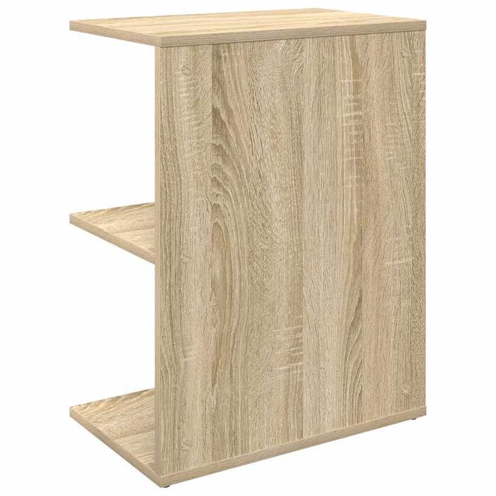 Table de chevet chêne sonoma 46,5x29x61 cm bois d'ingénierie - Photo n°6