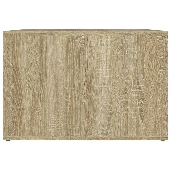 Table de chevet Chêne sonoma 57x55x36 cm Bois d'ingénierie - Photo n°6