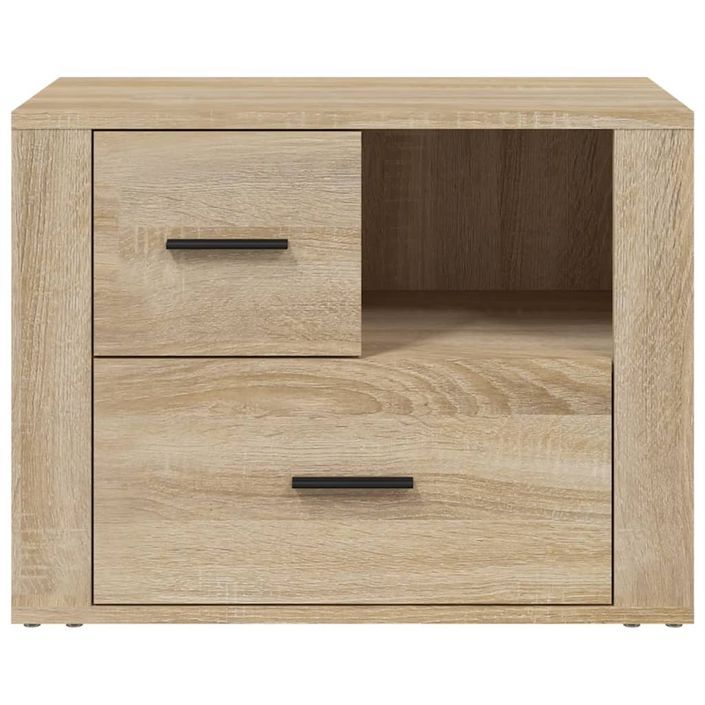 Table de chevet Chêne sonoma 60x36x45 cm Bois d'ingénierie - Photo n°6