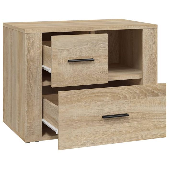 Table de chevet Chêne sonoma 60x36x45 cm Bois d'ingénierie - Photo n°7