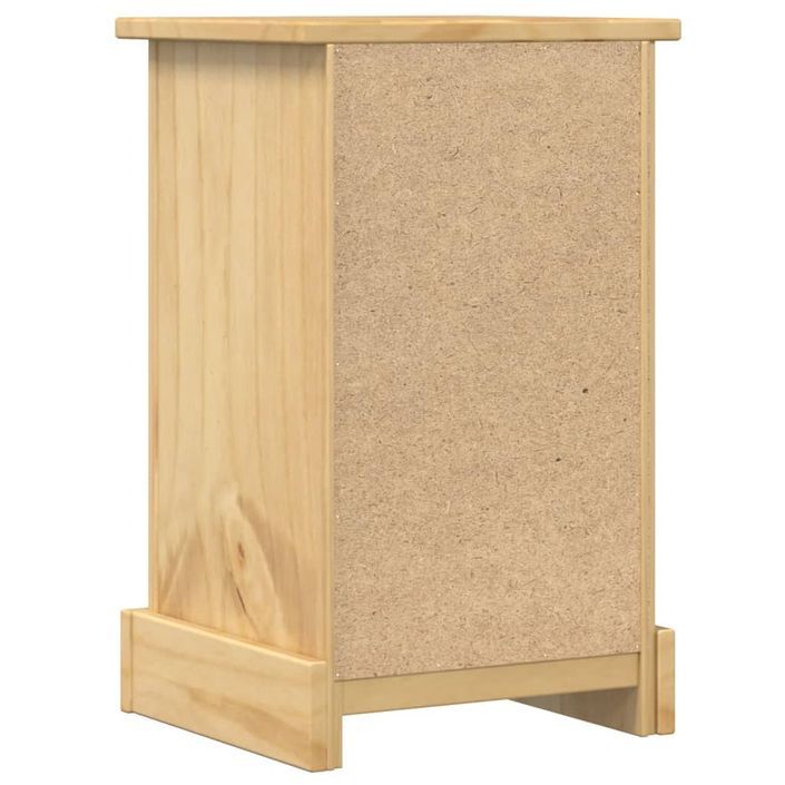 Table de chevet Corona 35x32,5x58 cm bois de pin massif - Photo n°6