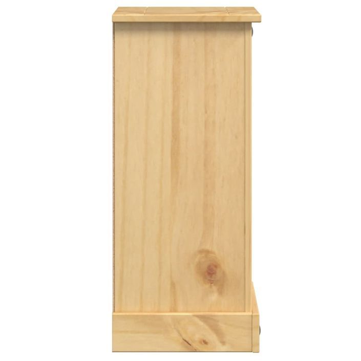 Table de chevet Corona 35x32,5x74 cm bois de pin massif - Photo n°5