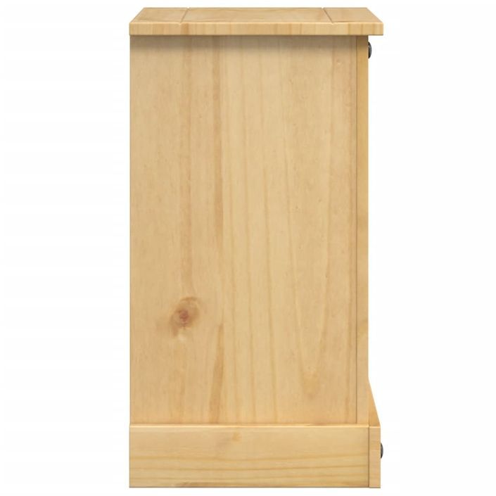 Table de chevet Corona 45x35x64 cm bois de pin massif - Photo n°5